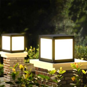cubo de iluminación solar, iluminación para exteriores, luces de patio, luces de jardin, energía solar